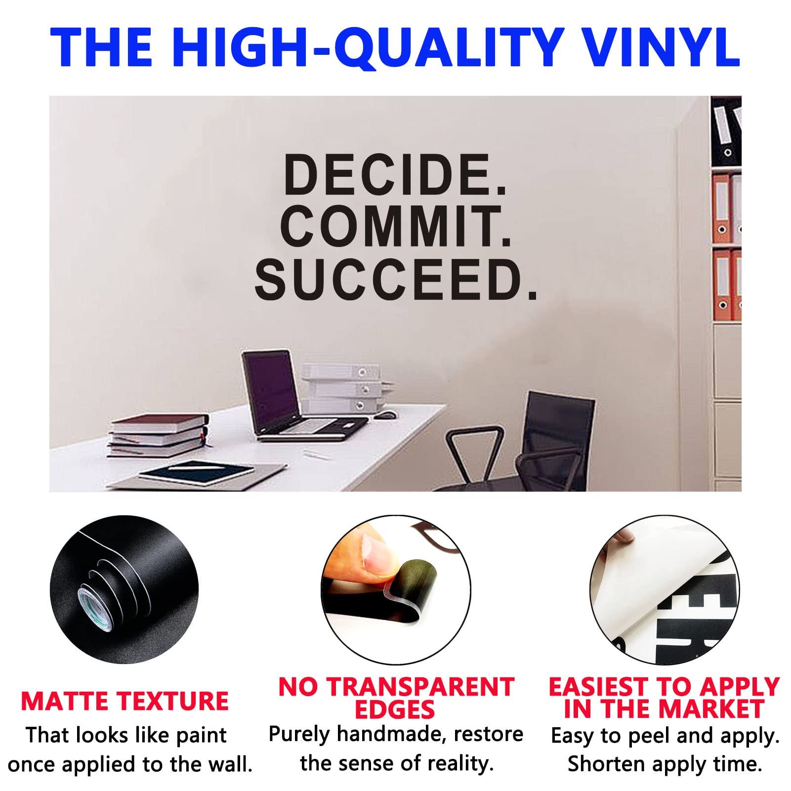 Wall Decal Stickers, Teamwork Wall Decal, (Easy To Apply), Vinyl Wall Decor Art Men Women Sports Quotes Motivational Gym Office